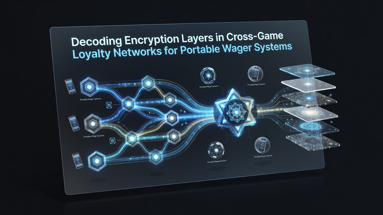 Illustration of encrypted data pathways linking slot, poker, and sports betting modules within a unified mobile loyalty ecosystem